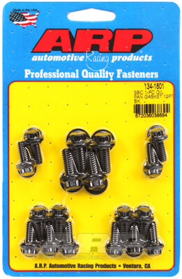 ARP 134-1801 Oil Pan Bolt Kit for CHEVROLET Small Block 1-pc 12pt Photo-0 