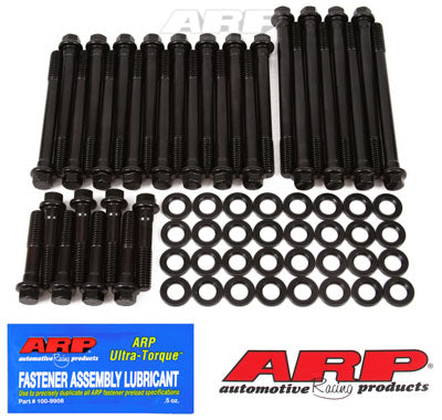 ARP 135-3603 Head Bolt Kit for Chevrolet Big Block Mark IV block with Late Bowtie aluminum. Iron Dart. Pro-1. Pro Top Line. & World Products iron heads. hex Photo-0 