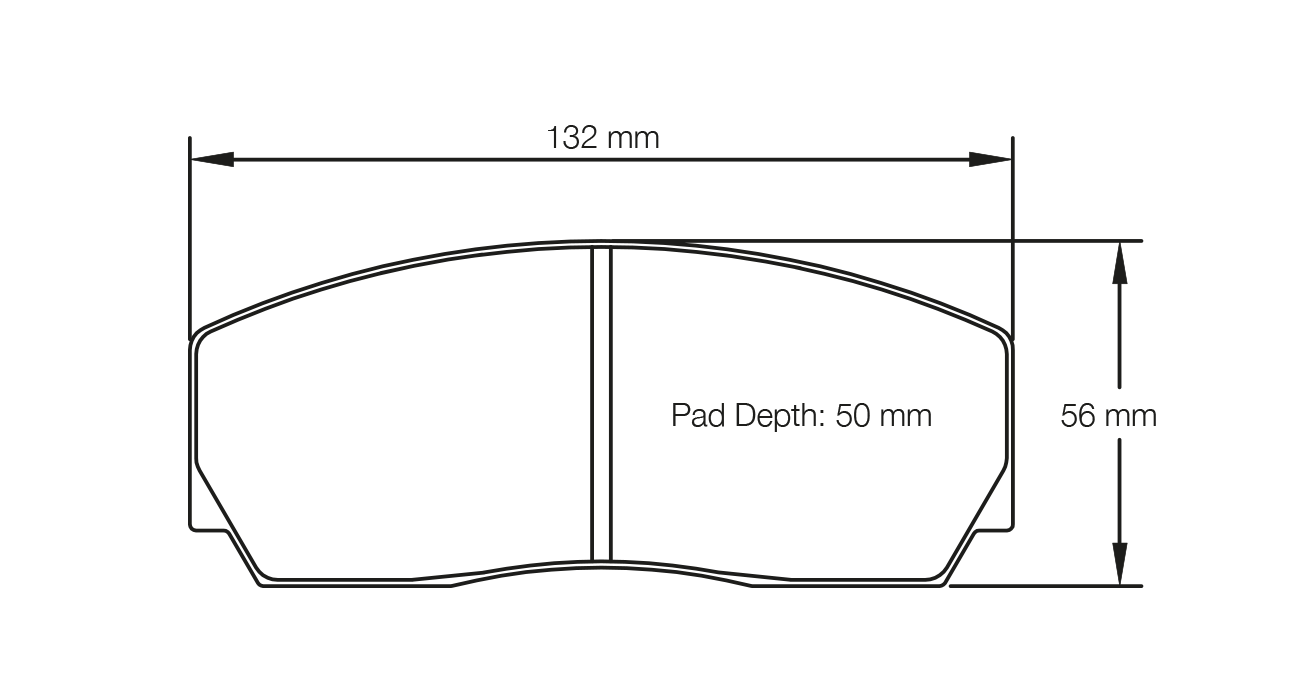 PAGID 1361-RSH42 Brake pads RSH42 MITSUBISHI Lancer EVO X Gravel Rally / AP Racing CP 2279-400 S4BP/ CP2279 D50 Photo-0 