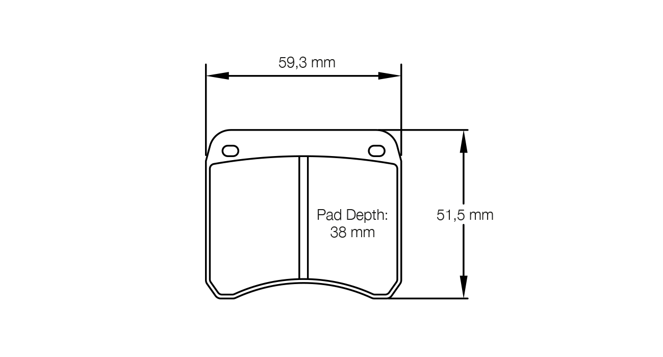 PAGID 1362-RSH42 Brake pads RSH42 AP Racing CP 3696-6 E0 / CP2195 D38 LD19 Photo-0 