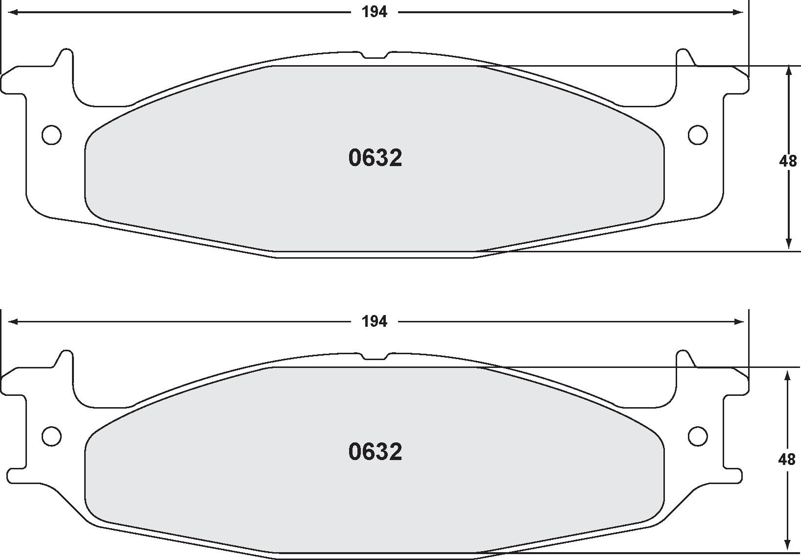 PFC 0632.22 Brake pads Z-RATED CARBON METALLIC Photo-0 