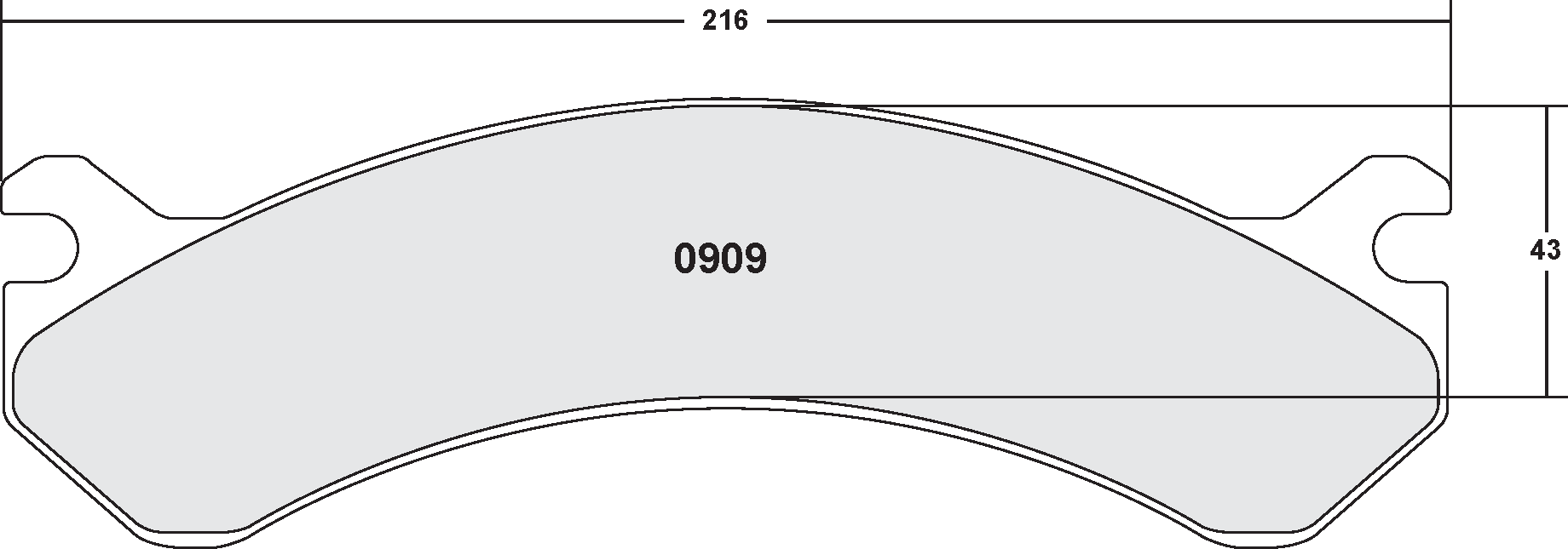 PFC 0909.22 Rear Brake Pads Z-RATED for CHEVROLET Silverado 3500 2001-2010 Photo-0 