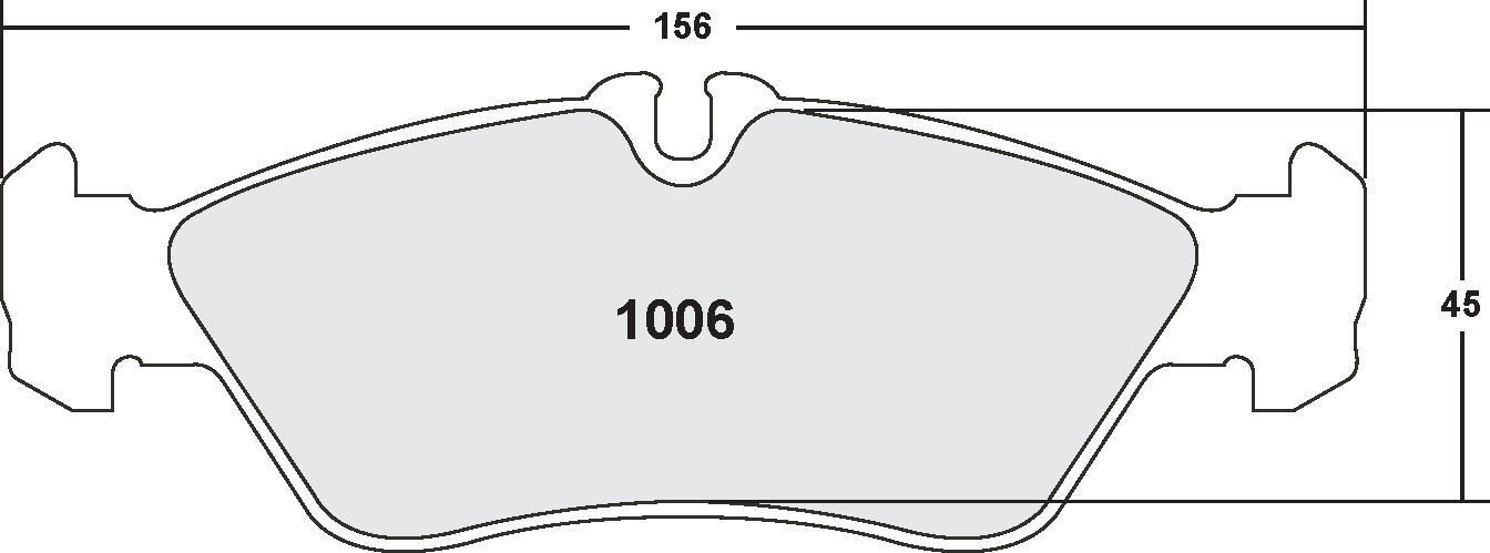 PFC 1006.10 Brake pads Z-RATED MERCEDES-Benz Sprinter 200 & 300 Series Photo-0 