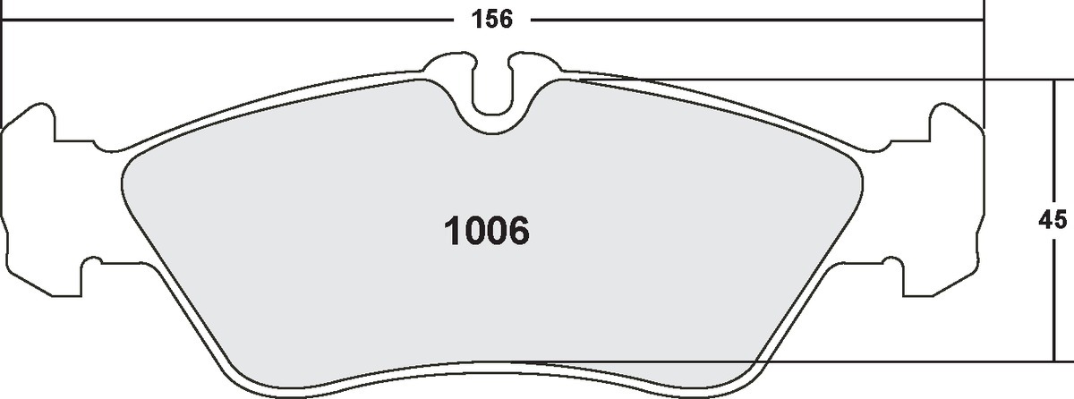 PFC 1006.10 Brake Pads for MERCEDES-Benz Sprinter 200 & 300 Series (Z-Rated Compound) Photo-0 