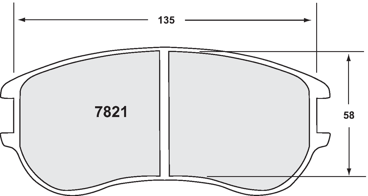 PFC 7821.05.30.34 Brake Pads ZR18 (05 Compound, 30 mm) Photo-0 