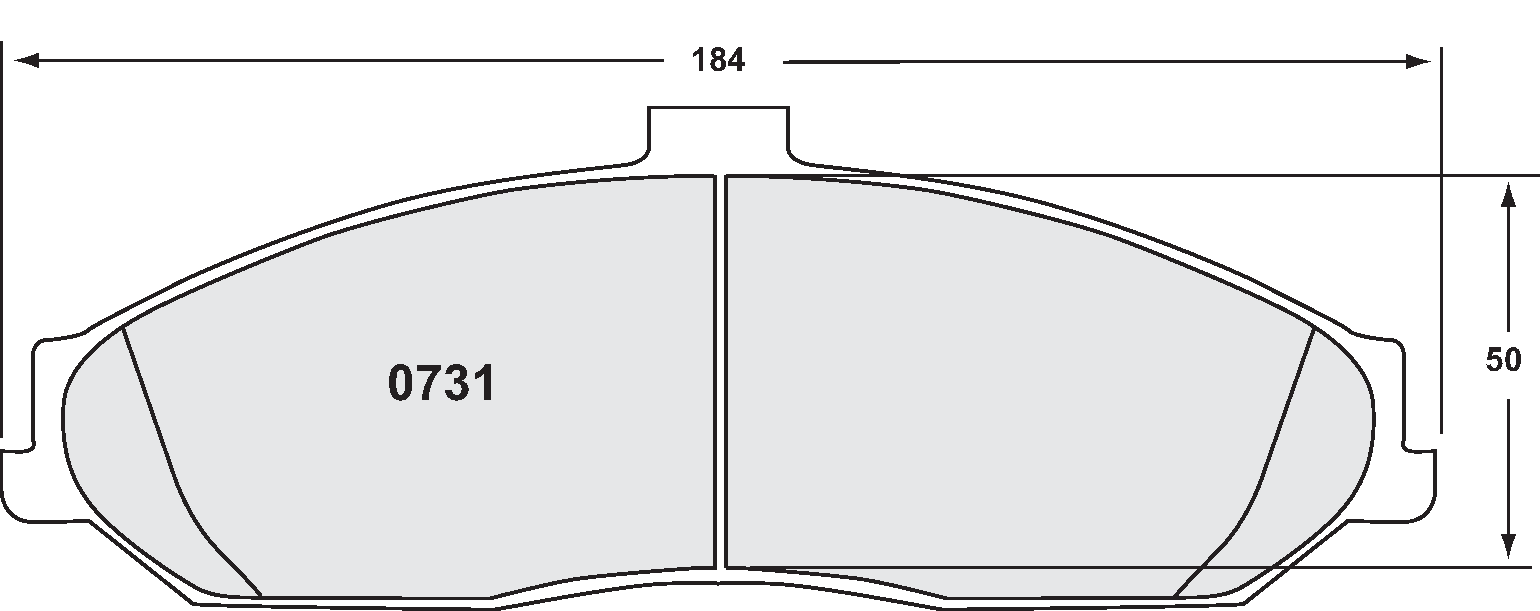 PFC 0731.11.15.44 Brake pads RACE 11 CMPD 15MM front CHEVROLET CORVETTE C6 Excluding Z06/ZR1 2005- Photo-0 