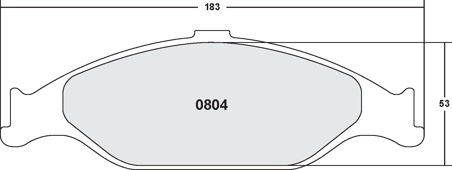 PFC 0804.22 Front Brake pads Ford Mustang (1999-2004) Photo-0 