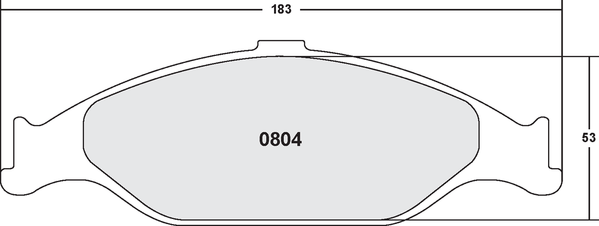 PFC 0804.22 Front Brake Pads for FORD Mustang 1999-2004 Photo-0 