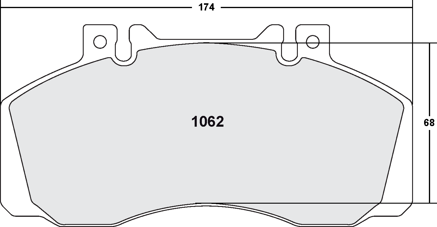 PFC 1062.10 Brake pads Z-RATED MERCEDES-Benz Vario Photo-0 