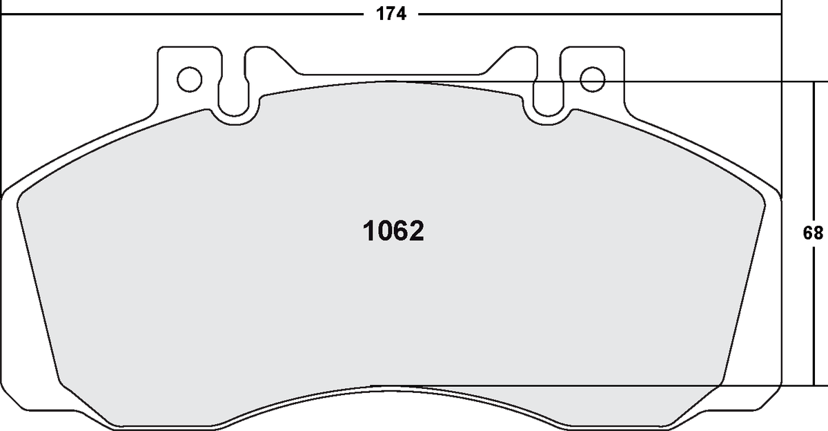 PFC 1062.10 Brake Pads for MERCEDES-Benz Vario (Z-Rated Compound) Photo-0 