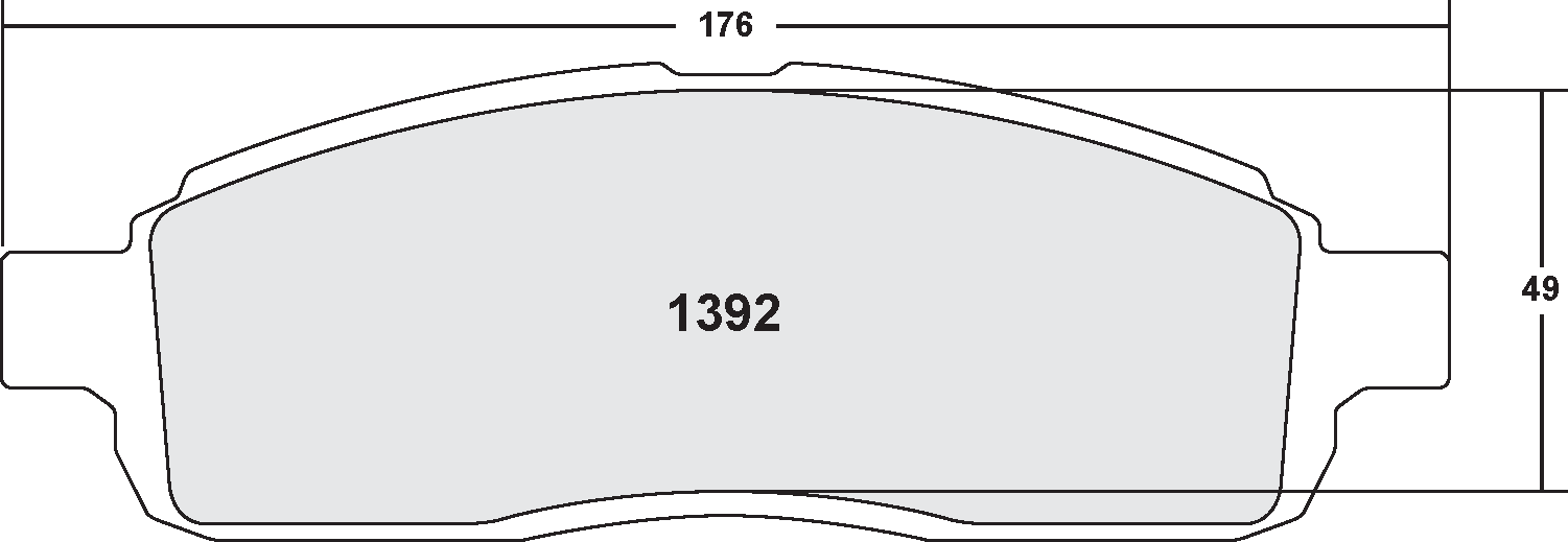 PFC 1392.22 Brake pads Z-RATED CARBON METALLIC Photo-0 