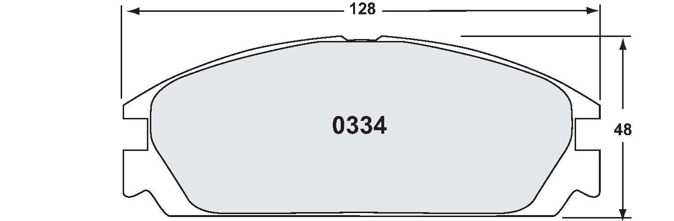 PFC 0334.90.15.04 Brake pads RACE 90 CMPD 15MM Photo-0 