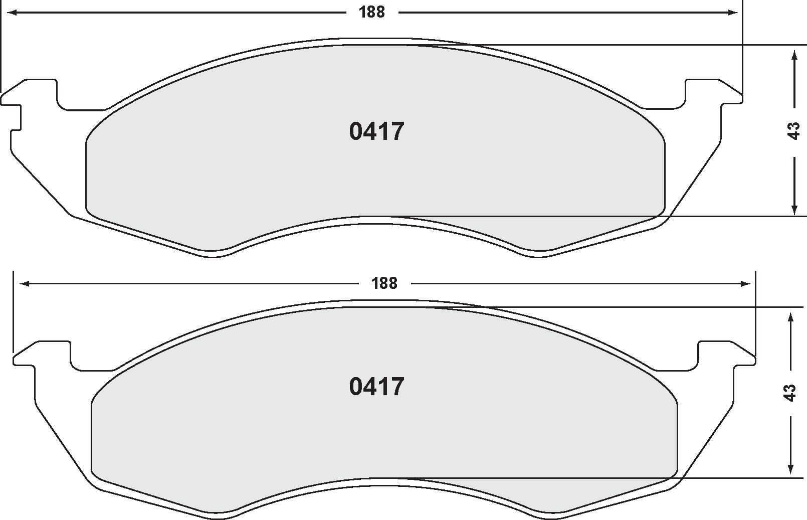 PFC 0417.22 Brake pads Z-RATED CARBON METALLIC Photo-0 