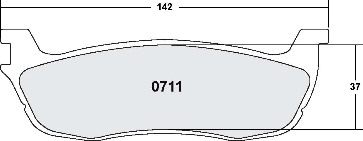 PFC 0711.22 Brake pads Z-RATED CARBON METALLIC Photo-0 