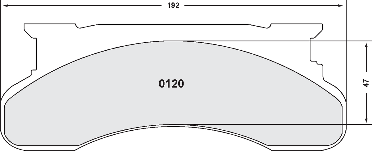 PFC 0120.10 Front Brake Pads for FORD E250 1976-1988 / F350 1976-1991 (Z-Rated Compound) Photo-0 