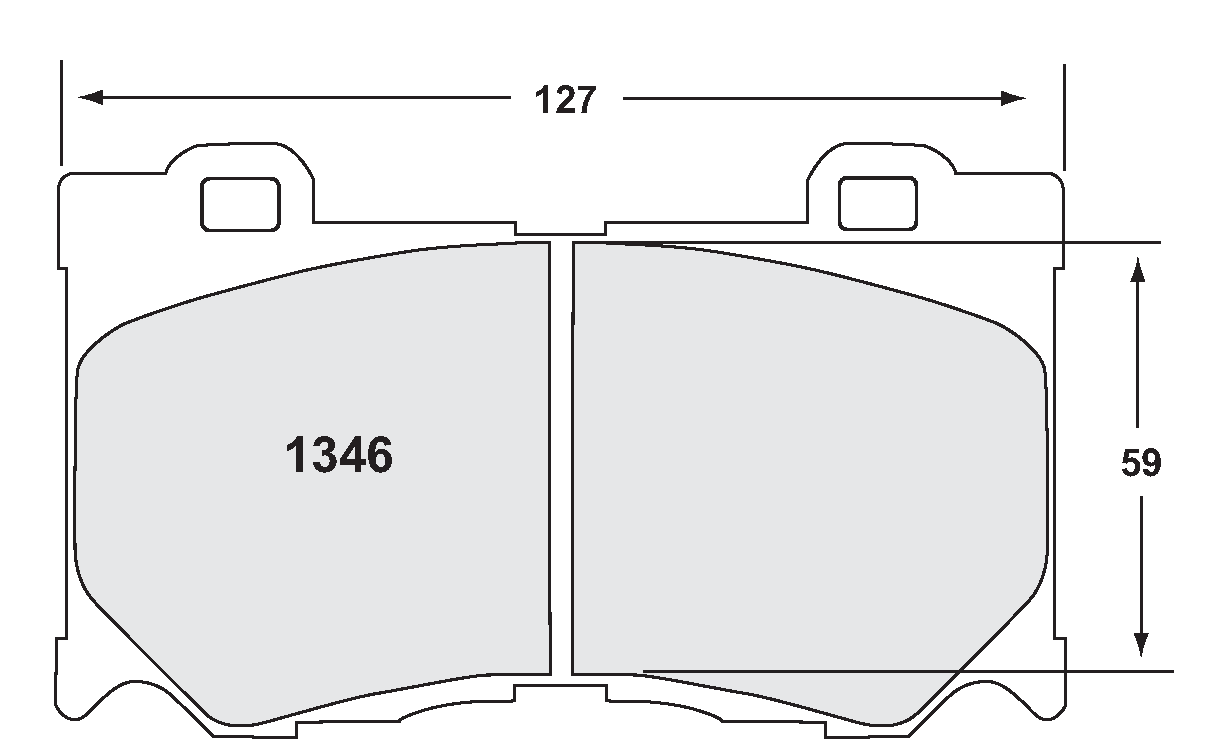 PFC 1346.22 Front brake pads Z-RATED CARBON METALLIC NISSAN 370Z 2009 Photo-0 