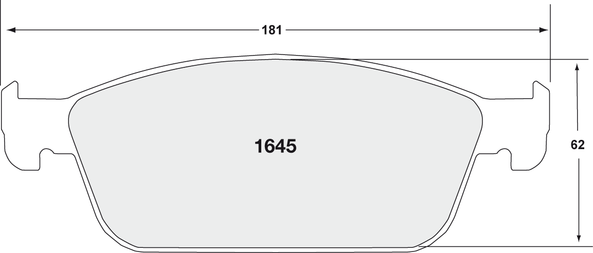 PFC 1645.22 Brake pads Z-RATED SEMI METALLIC front FORD Transit Connect 2014 Photo-0 