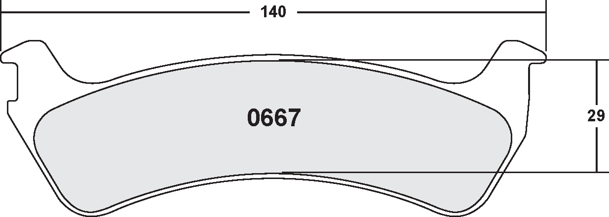 PFC 0667.22 Brake pads Z-RATED CARBON METALLIC FORD Explorer (95-01) Photo-0 