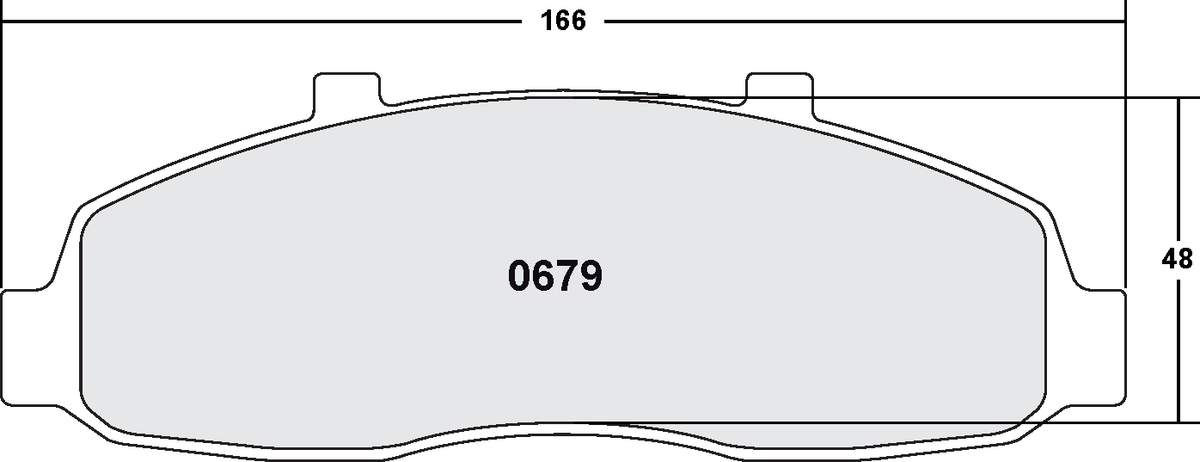 PFC 0679.22 Front Brake Pads for FORD F150 1997-2004 (Z-Rated Compound) Photo-0 