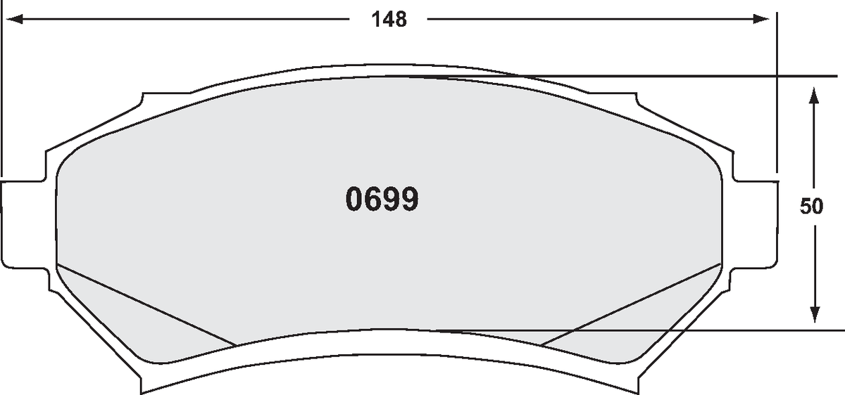 PFC 0699.22 Front Brake Pads for BUICK Century / LeSabre / Regal / CADILLAC Eldorado (Z-Rated Compound) Photo-0 