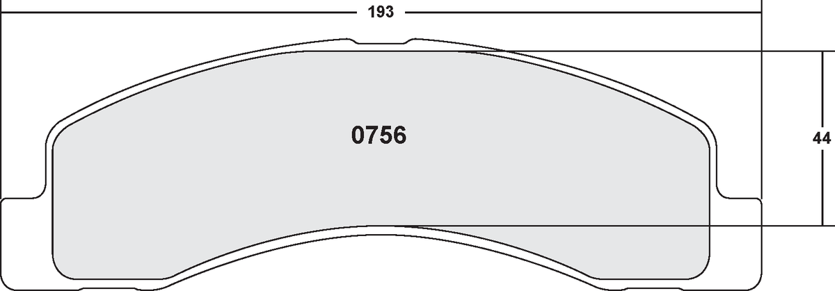 PFC 0756.22 Front Brake Pads for FORD F250 / F350 1999-2004 (Z-Rated Compound) Photo-0 