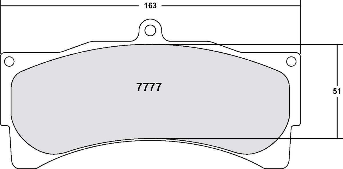 PFC 7777.06.30.44 Front Brake Pads for PORSCHE 996 GT3/RS / FERRARI 550 (06 Compound, 30 mm) Photo-0 