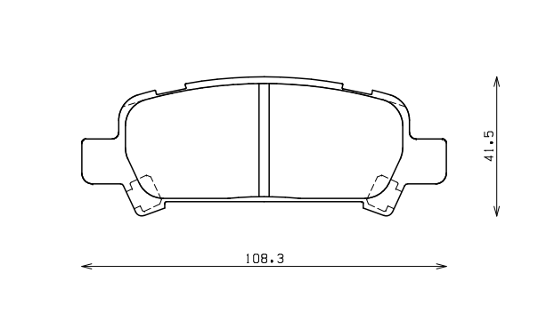 ENDLESS EP355SSY Rear brake pads SUBARU FORESTER/IMPREZA RS/WRX/LEGACY GT/L/TURBO/OUTBACK Photo-0 