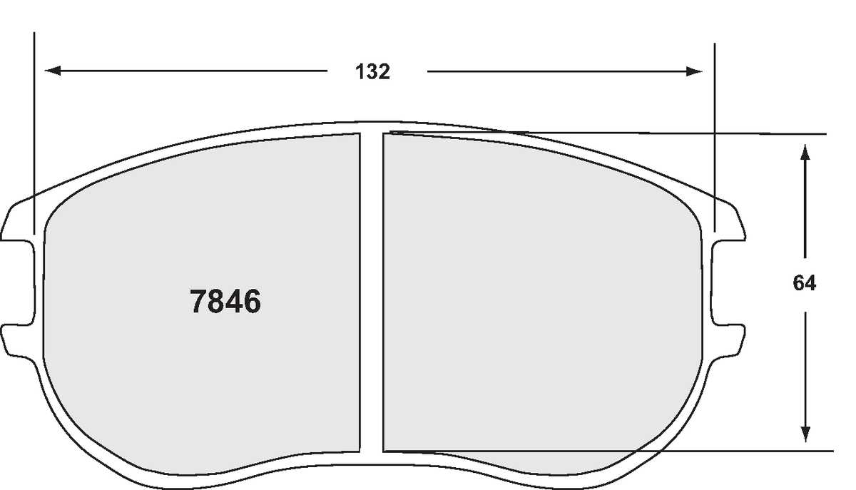 PFC 7846.13.29.34 Brake Pads ZR36 (13 Compound, 29 mm) Photo-0 