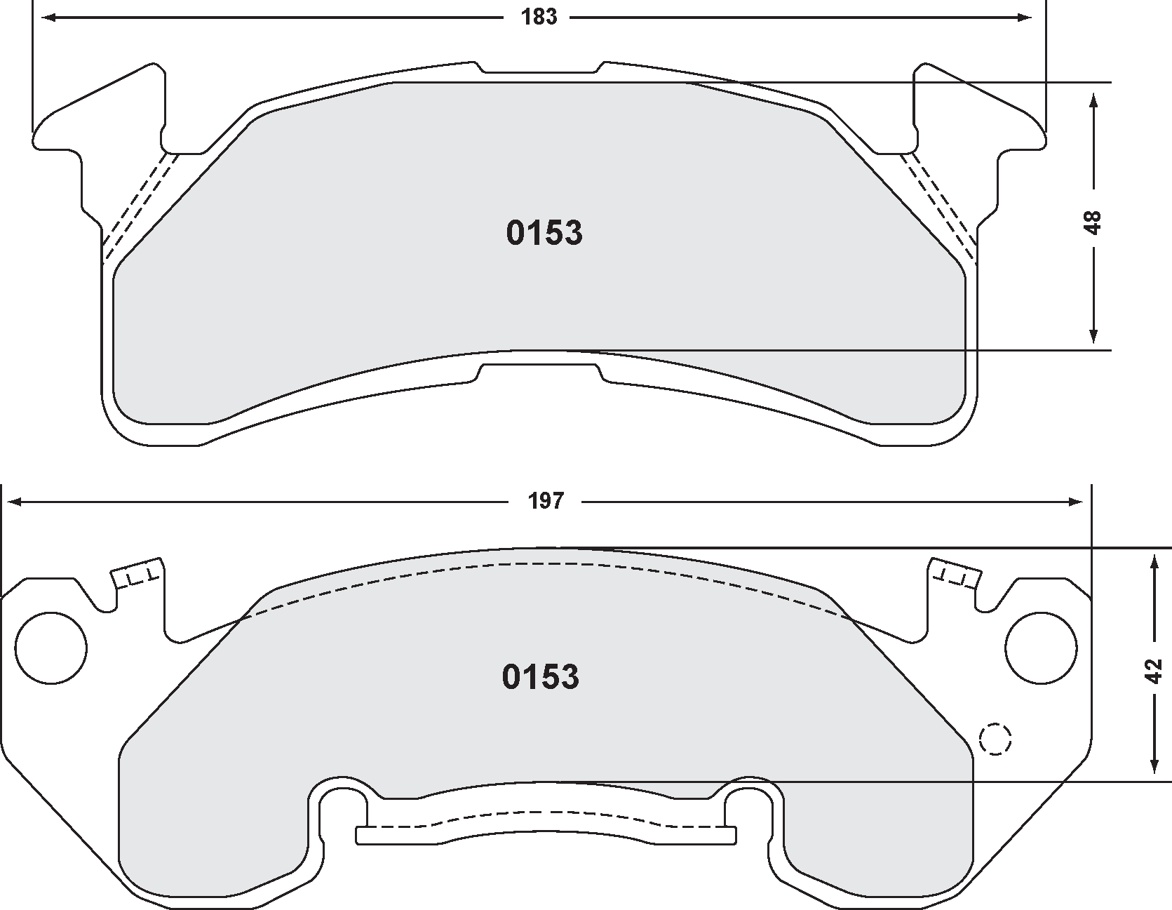 PFC 0153.22 Brake pads Z-RATED CARBON METALLIC CHEVY C20 Photo-0 