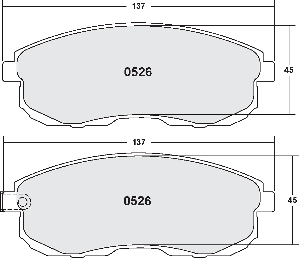 PFC 0526.22 Brake pads Z-RATED CARBON METALLIC front SUZUKI SX4 (07) Photo-0 