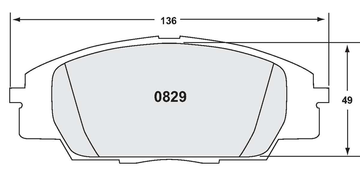 PFC 0829.11.16.44 Front Brake Pads for HONDA S2000 2.0 16V (11 Compound, 16 mm) Photo-0 