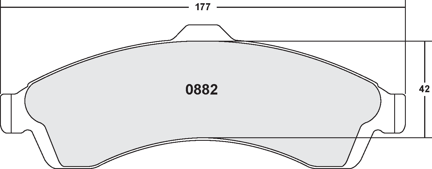 PFC 0882.22 Front Brake pads CHEVROLET SSR 03-05 Photo-0 