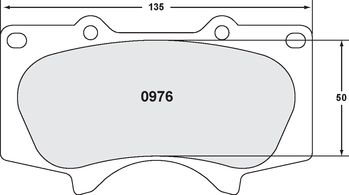 PFC 0976.22 Brake pads Z-RATED CARBON METALLIC front LEXUS GX470 (03-08) Photo-0 