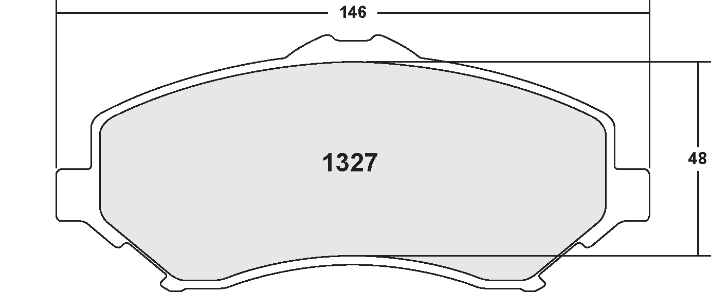 PFC 1327.22 Brake pads Z-RATED front DODGE RAM (2012-13)/JEEP Wrangler (2007-13) Photo-0 