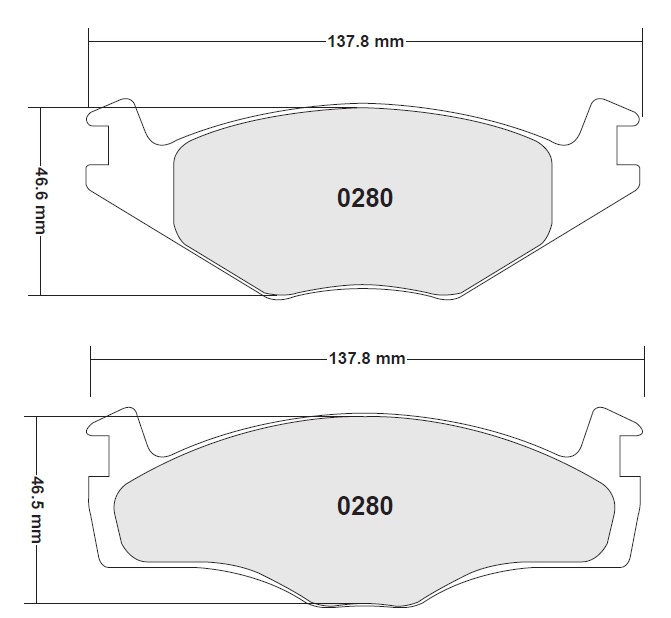 PFC 0280.22 Brake pads Z-RATED CARBON METALLIC Photo-0 