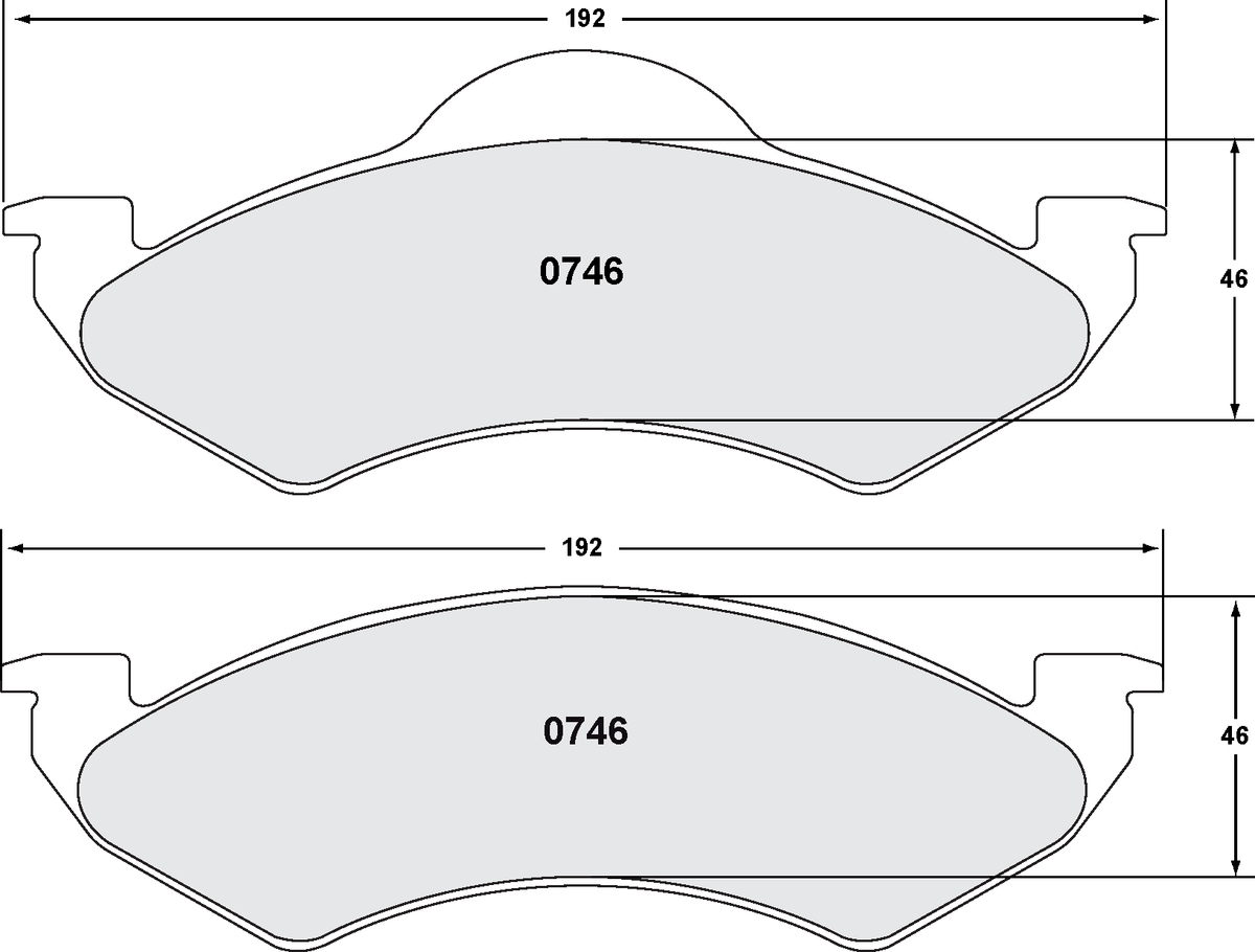 PFC 0746.22 Brake Pads (Z-Rated Compound) Photo-0 