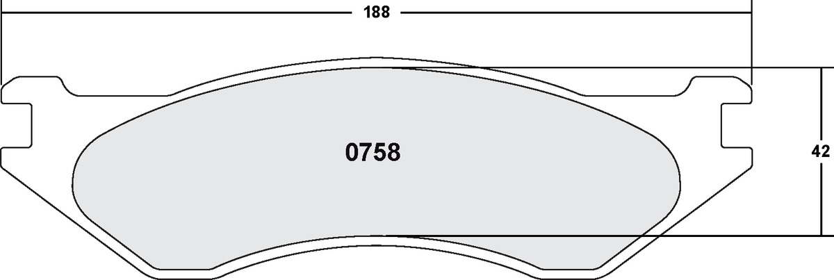 PFC 0758.22 Front Brake Pads for DODGE Ram 1500 1998-2002 (Z-Rated Compound) Photo-0 