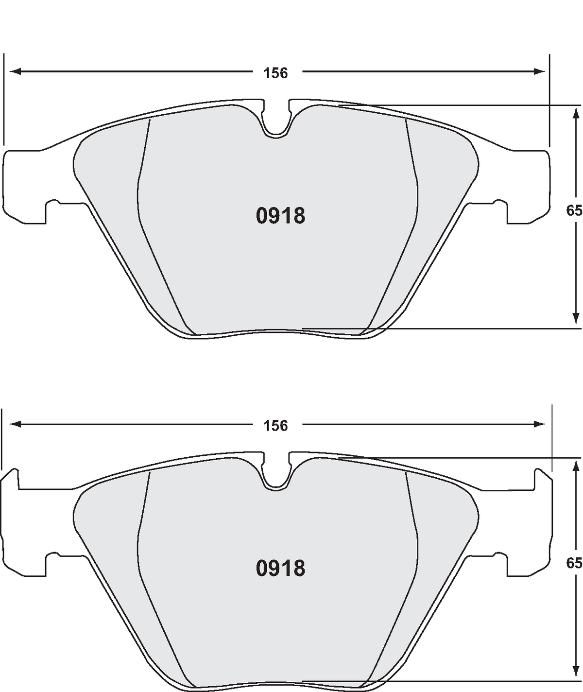 PFC 0918.11.19.44 Front Brake Pads for BMW M3 (E90 / E92 / E93) (11 Compound, 19 mm) Photo-0 