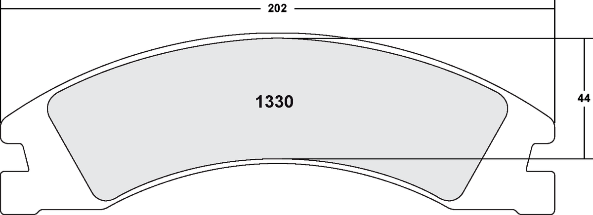 PFC 1330.22 Rear Brake Pads for FORD E450 2008-2024 (Z-Rated Compound) Photo-0 