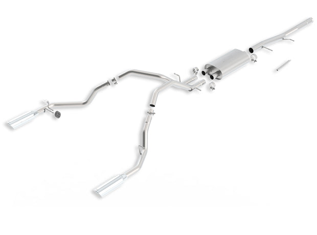 BORLA 140340 Cat Back Exhaust System SILVERADO / SIERRA 1500 09 4.8L / 5.3L Photo-0 