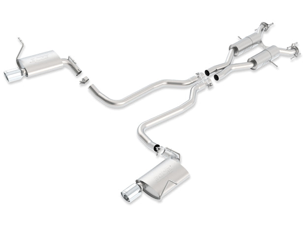 BORLA 140406 Cat Back Exhaust System GCHER 2011 5.7L AT 2+4WD Photo-0 