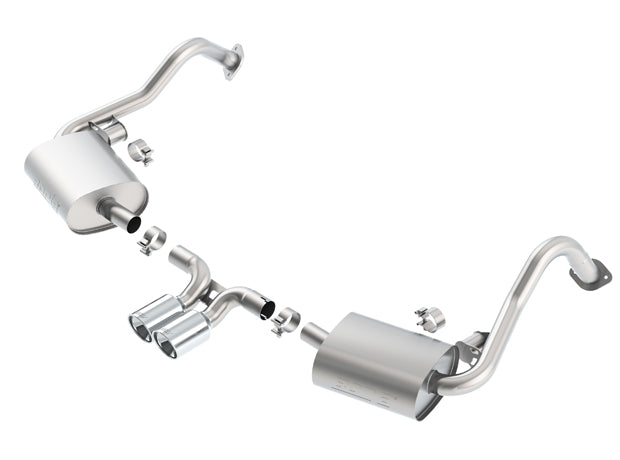 BORLA 140534 Cat Back Exhaust System Cayman / CaymanS / Boxster 2013- 2.7L / 3.4L Photo-0 