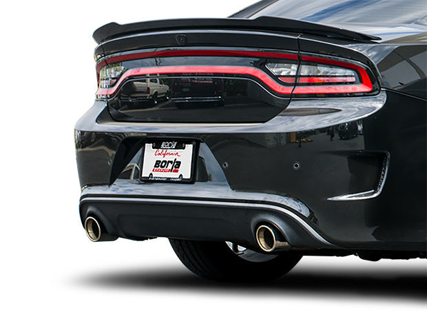 BORLA 140669 Cat Back Exhaust System, Charger SRT® Hellcat V8-6.2L SC RWD With imitation MDS, Tip №44, 2015-16, sound ATAK Photo-0 