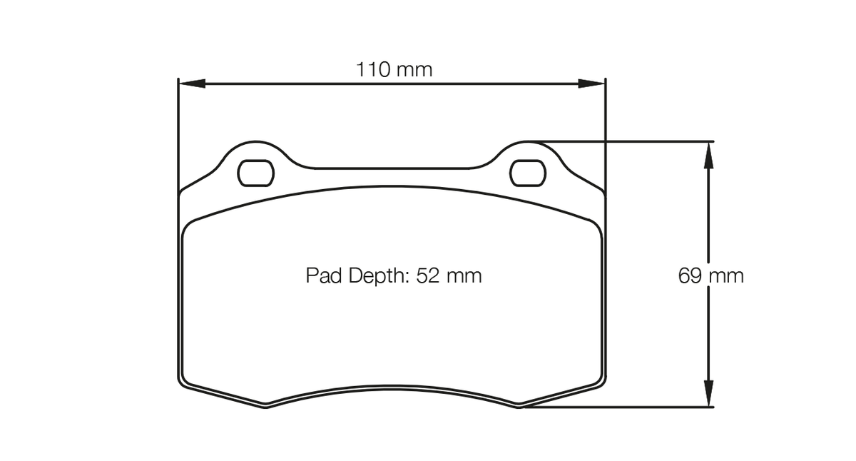 PAGID 1408-RSL1 Brake Pads for BREMBO 07.5146. GT (LOTUS) (caliper family A, C, F) Photo-0 