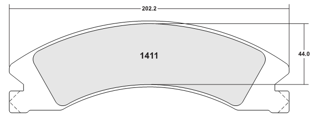 PFC 1411.22 1411 CARBON METALLIC BRAKE PAD SET Brake pads Road Photo-0 