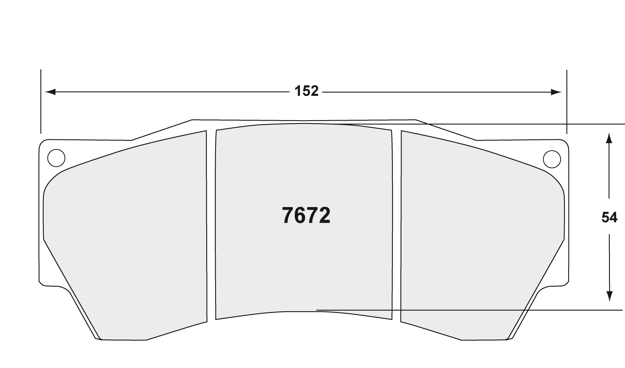 PFC 7672.11.16.44 Brake pads RACE 11 CMPD 16MM Alcon 6-piston Advantage Photo-0 