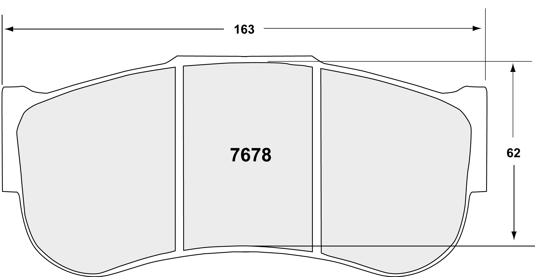 PFC 7678.15.30.44 Brake pads RACE 15 CMPD 30MM front MERCEDES-AMG GT3/GT4 NISSAN GT-R Photo-0 