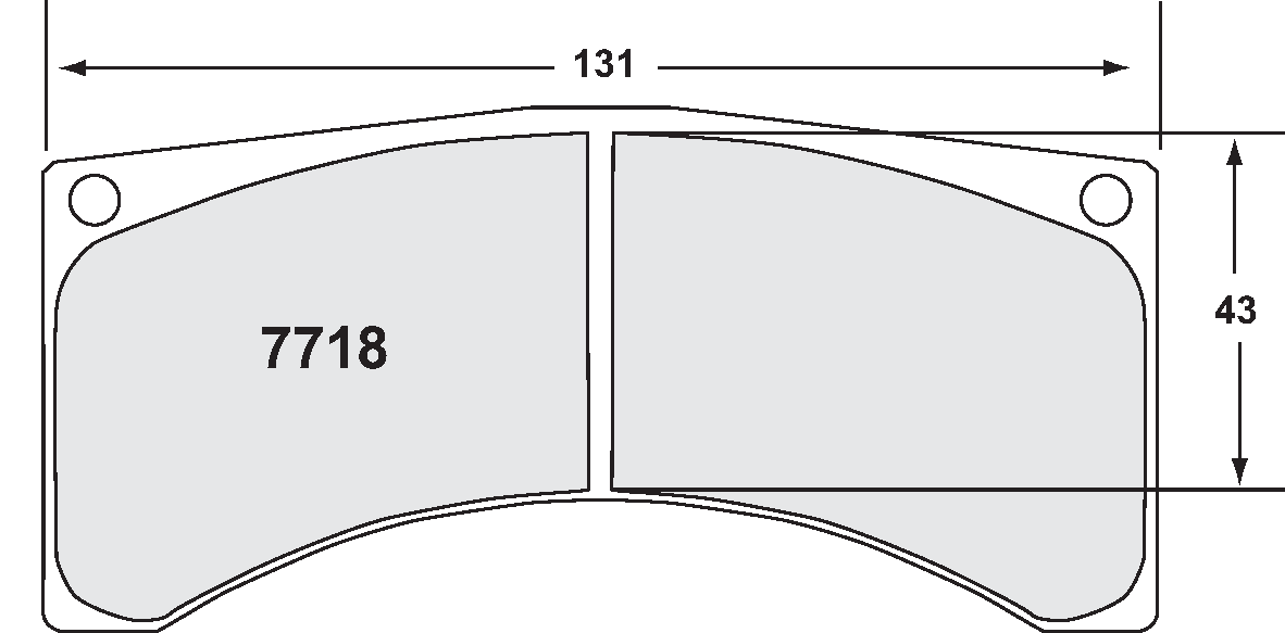 PFC 7718.05.18.44 Brake pads RACE 05 CMPD 18MM PEUGEOT 307 WRC (Gravel) Front & rear Photo-0 