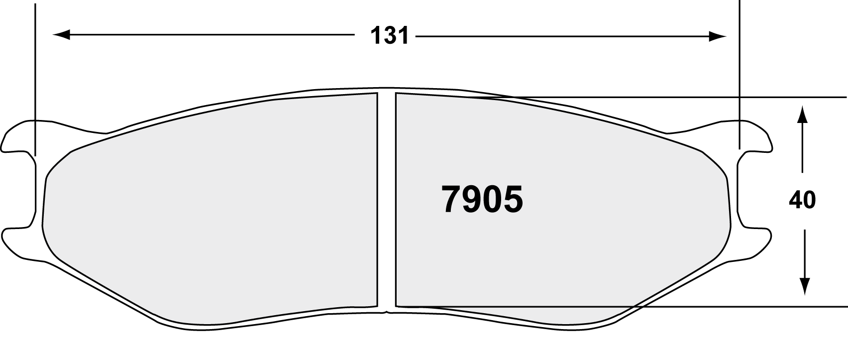 PFC 7905.14.25.44 Brake pads RACE 14 CMPD 25MM Photo-0 