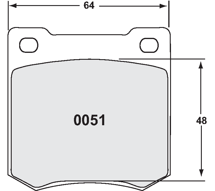 PFC 0051.11.15.44 Brake pads RACE 11 CMPD 15MM rear CITROEN DS3 Tarmac R3T Rally 15mm Photo-0 